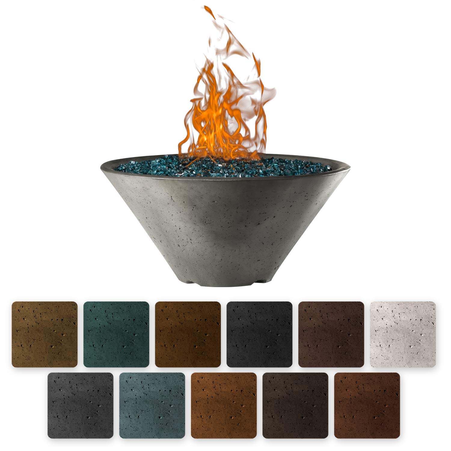 Slick Rock KRL22C Ridgeline Series 22-Inch Round Fire Pit