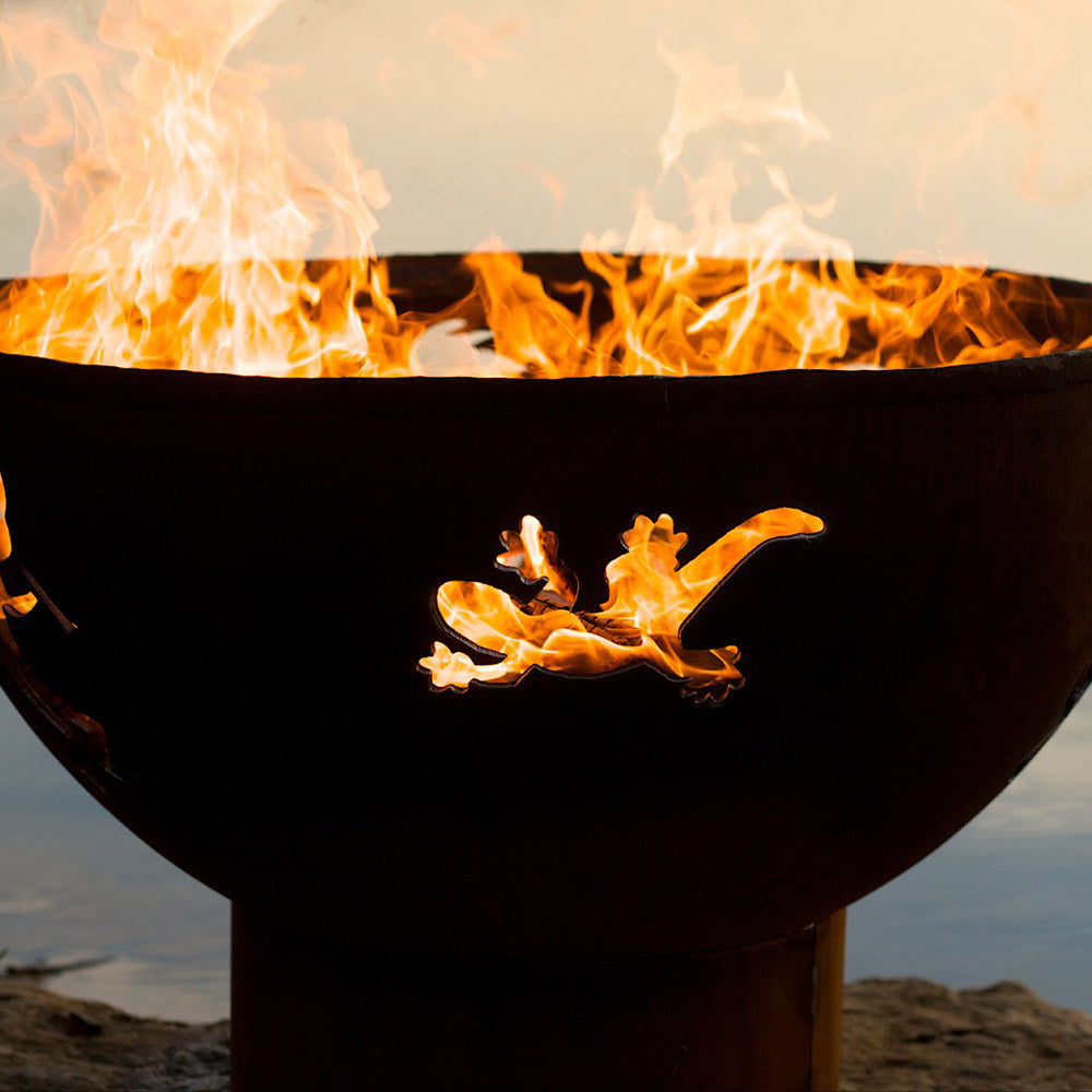 Fire Pit Art Kokopelli Wood Fire Pit