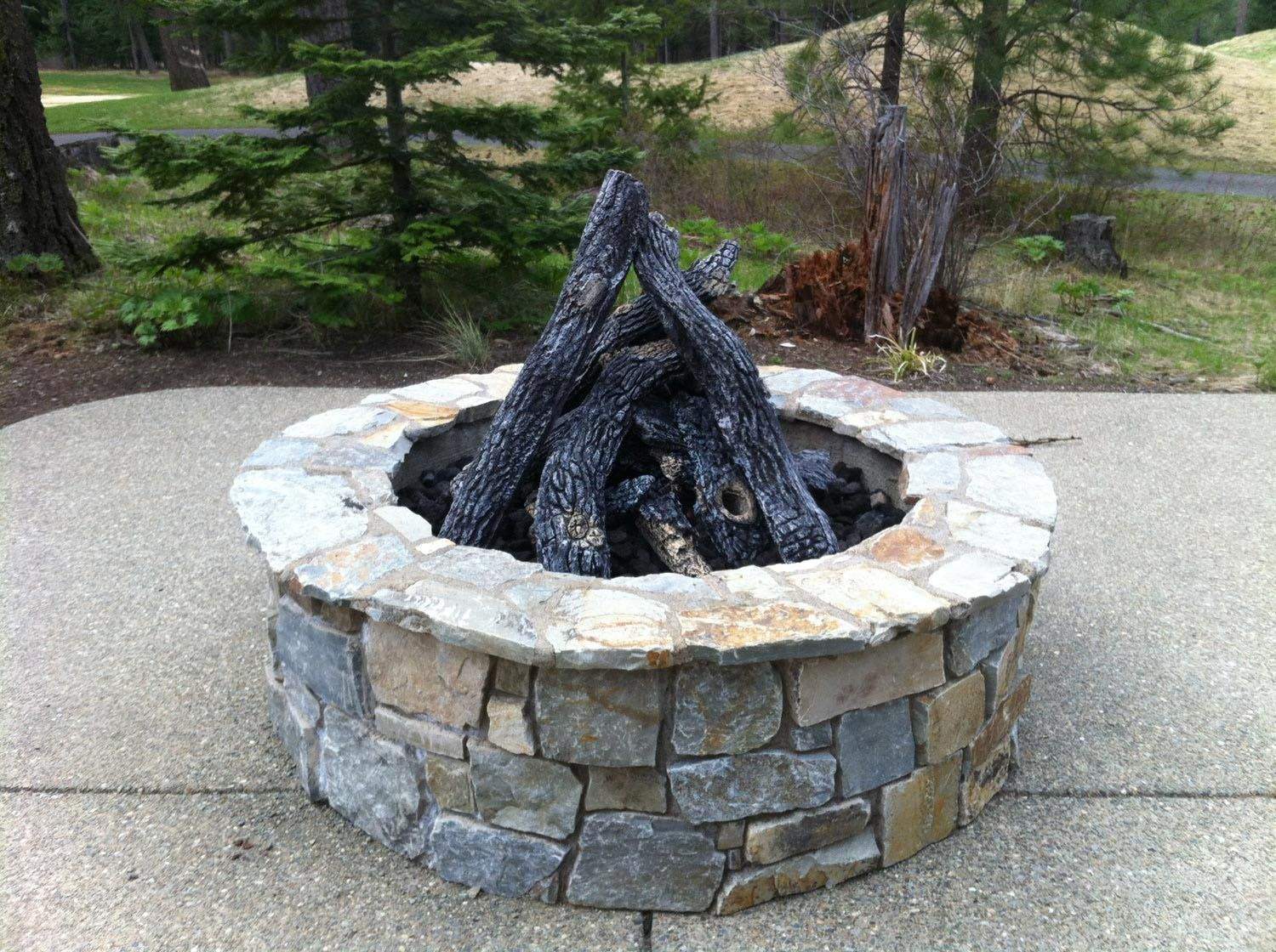 Firegear Sedona Refractory Log Set for Outdoor Fire Features, 19-Piece Set