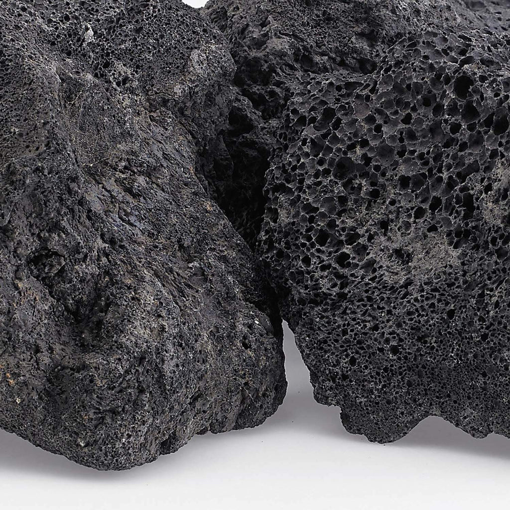 American Fire Glass 10-Pound Black Lava Rock, XXL 4-6 Inch