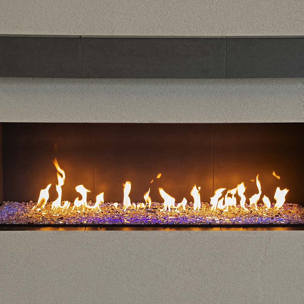 Grand Canyon LDB Bed Rock Vented Linear Drop-In Burner with LED Lights and Remote Control