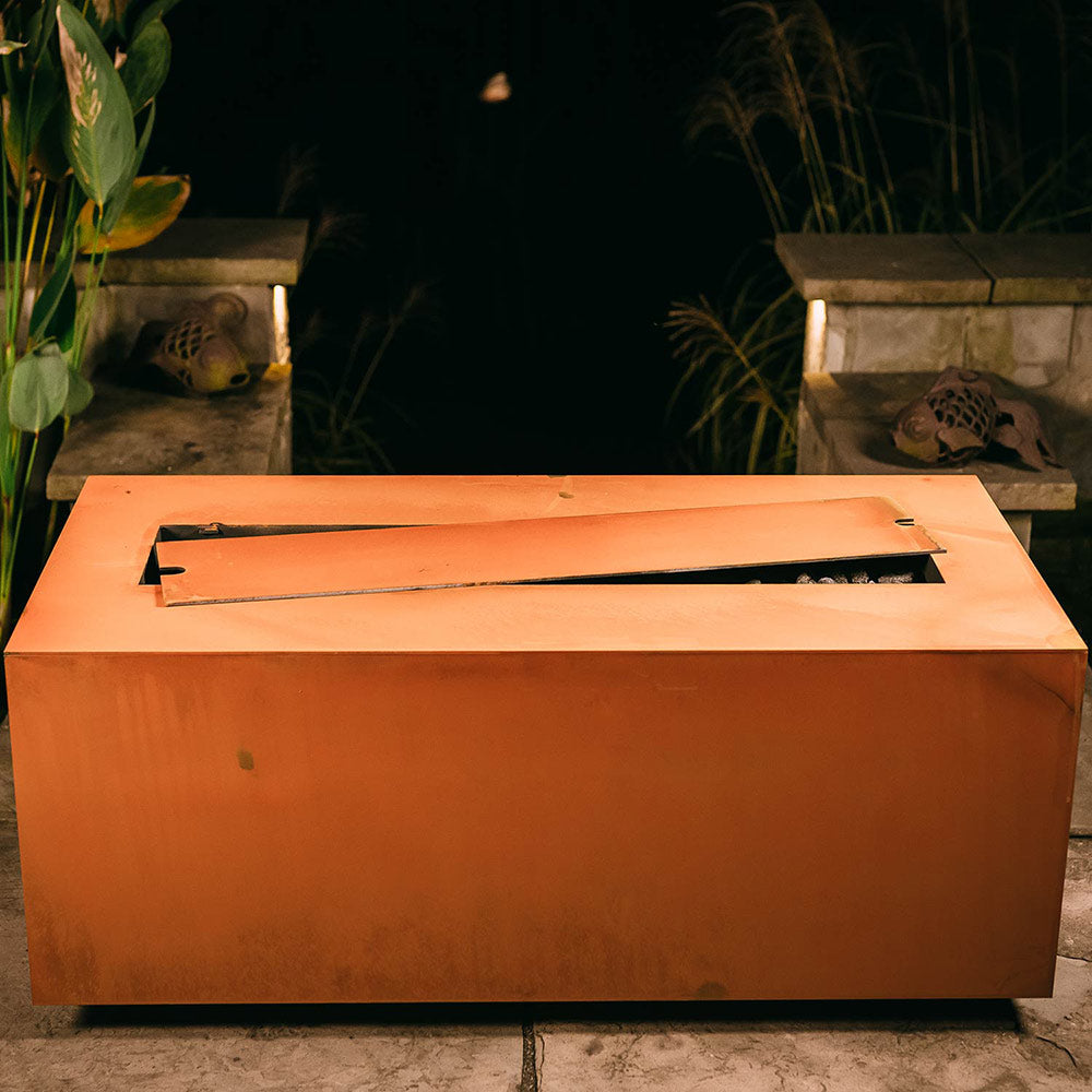 Fire Pit Art Linear 48-Inch Gas Fire Pit