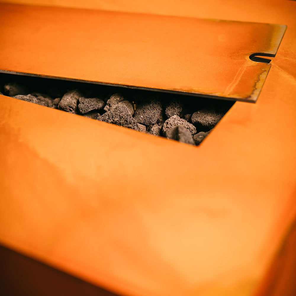 Fire Pit Art Linear 36-Inch Gas Fire Pit