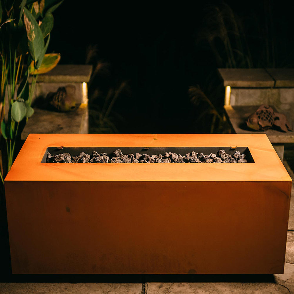 Fire Pit Art Linear 36-Inch Gas Fire Pit