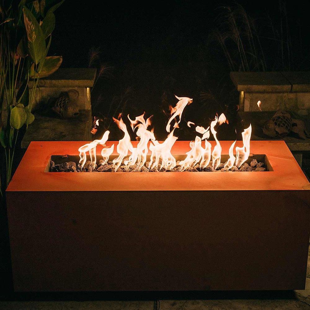 Fire Pit Art Linear 72-Inch Gas Fire Pit