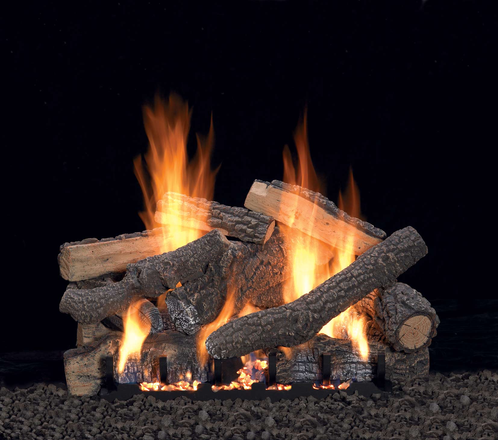 White Mountain Hearth Refractory Ponderosa Gas Logs Only