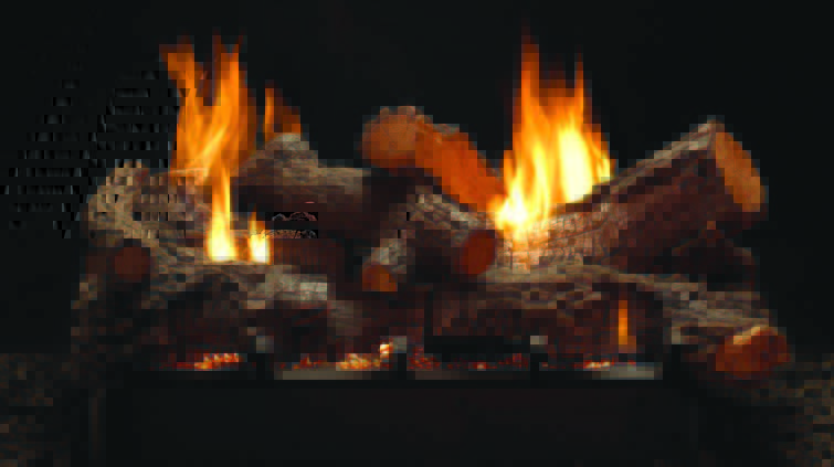 White Mountain Hearth LSUxxSF Ceramic Fiber Stone River Double Sided Gas Logs Only