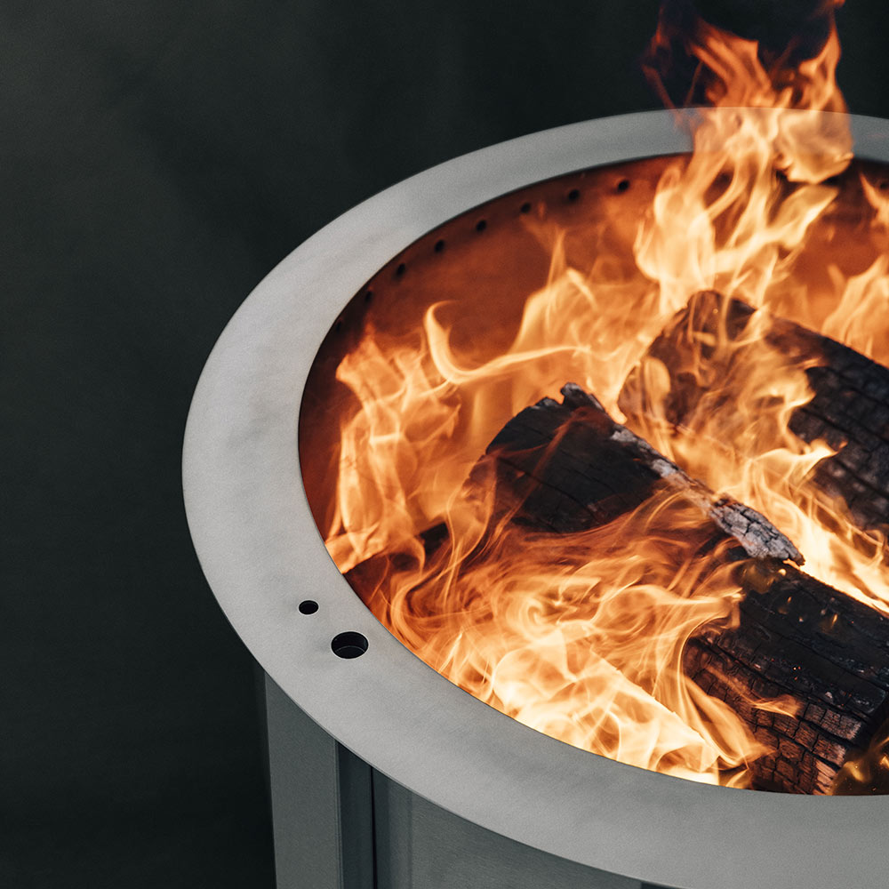 Firegear LUME Multisided Smokeless Wood Burning Fire Pit, 21-Inches