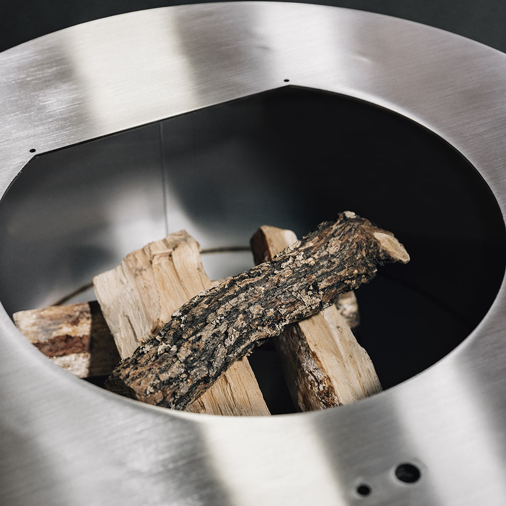 Firegear LUME Multisided Smokeless Wood Burning Fire Pit with Sear Cooking Surface, 21-Inches