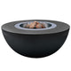 Firegear Surround Series GFRC Wood Fire Bowl with Smokeless Stainless Steel Insert