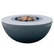 Firegear Surround Series GFRC Wood Fire Bowl with Smokeless Stainless Steel Insert