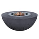 Firegear Surround Series GFRC Wood Fire Bowl with Smokeless Stainless Steel Insert