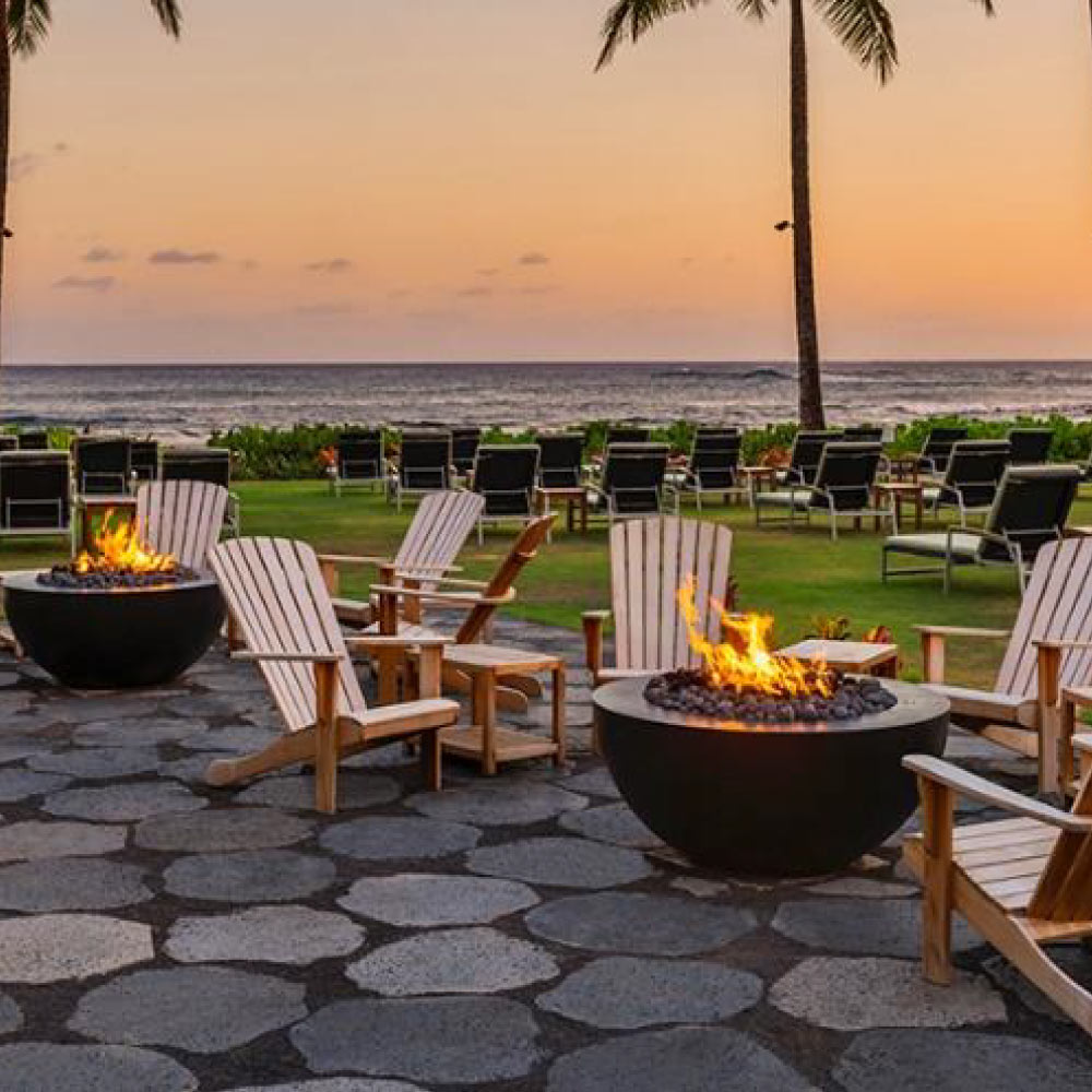 Fire by Design MGAPLRFP48NG Legacy Round 48-Inch Fire Pit Table