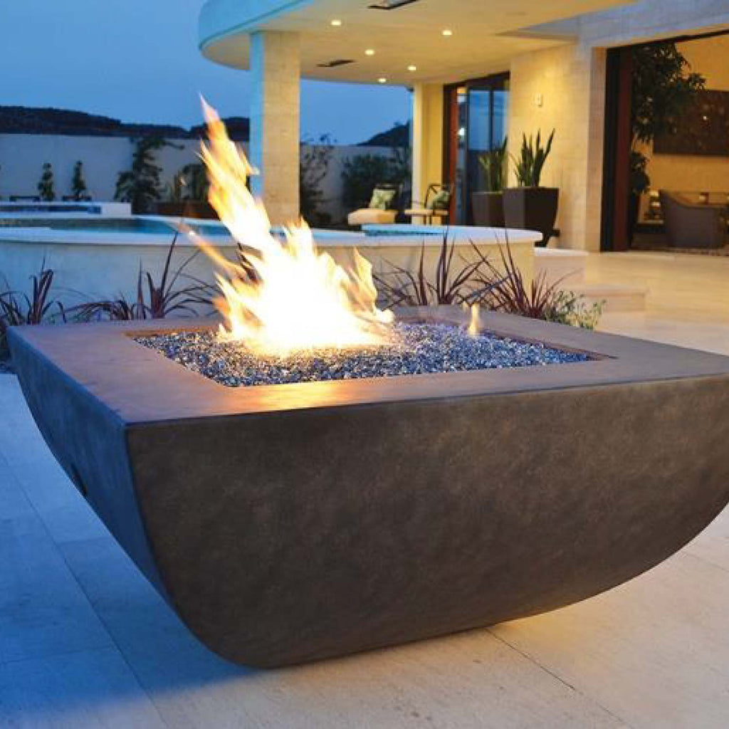 Fire by Design MGAPLSQFP48NG Legacy Square 48-Inch Fire Pit Table