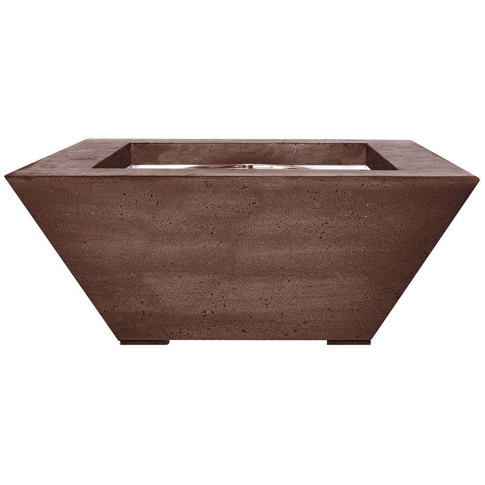 Prism Hardscapes Lombard Concrete Gas Fire Pit, 40x40-Inch
