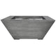 Prism Hardscapes Lombard Concrete Gas Fire Pit, 40x40-Inch