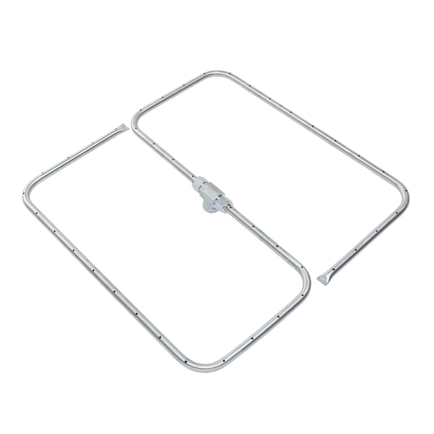 Fire by Design F8SQ Marine Grade Stainless Steel Figure Eight Square Gas Fire Pit Burner