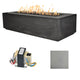 Fire by Design Aura 78-Inch Linear Concrete Gas Fire Table