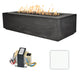 Fire by Design Aura 78-Inch Linear Concrete Gas Fire Table