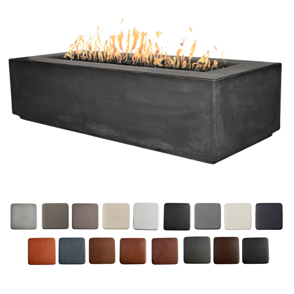 Fire by Design Aura 78-Inch Linear Concrete Gas Fire Table