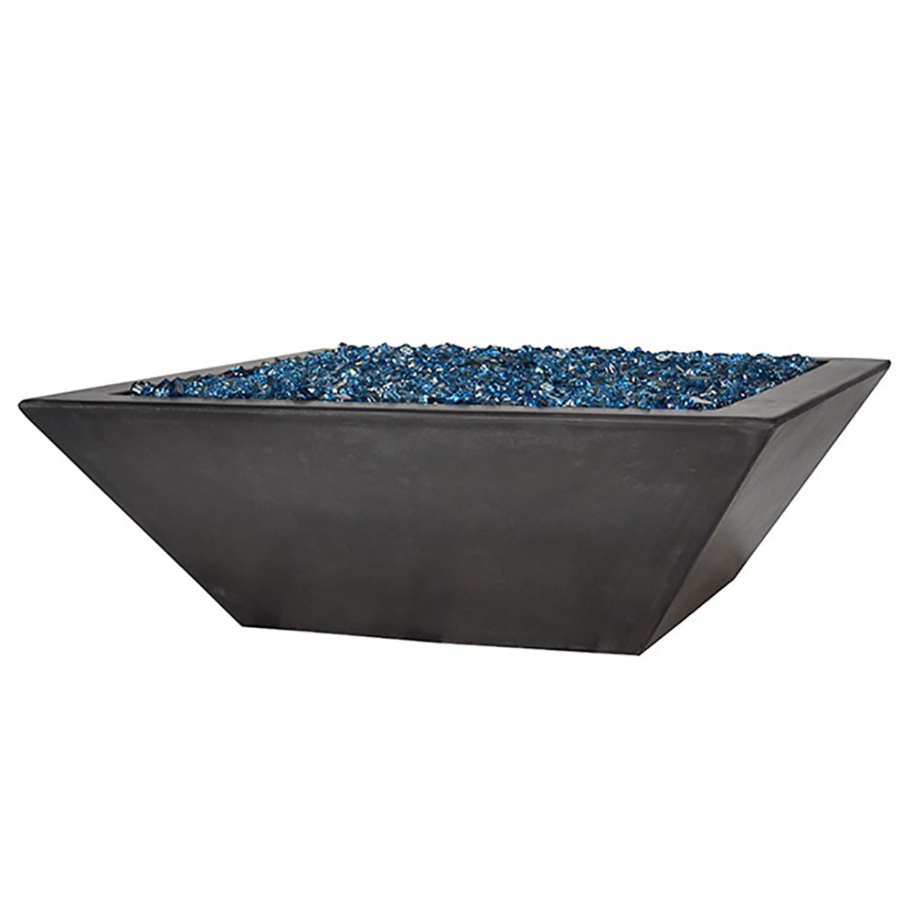 Fire by Design MGAPGLSQFB36 Geo Low Square 36-Inch Fire Bowl