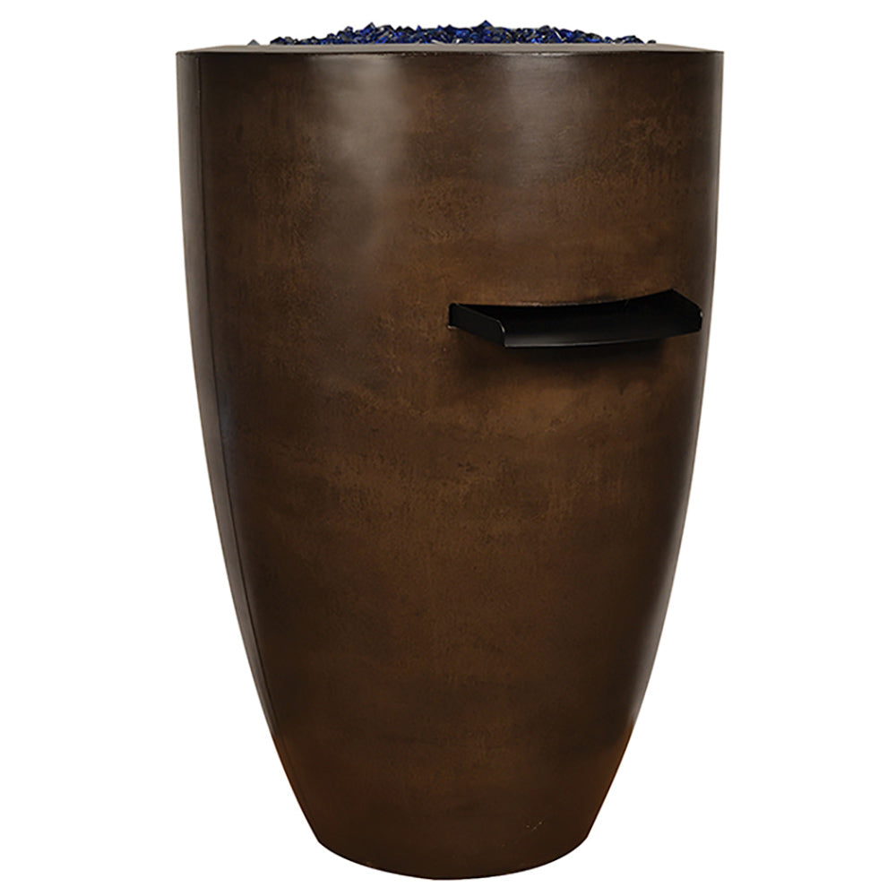 Fire by Design MGAPLRFWB2436 Legacy Round 24-Inch Fire and Water Vase