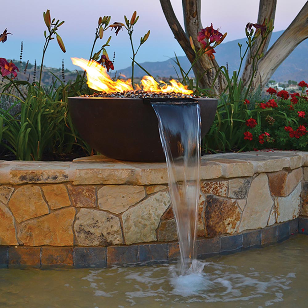 Fire by Design MGAPLRFWB30 Legacy Round 30-Inch Fire and Water Bowl