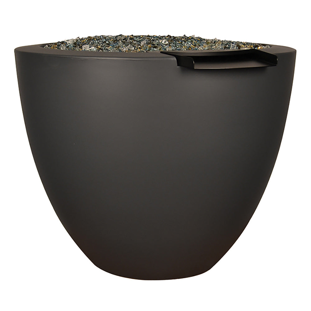 Fire by Design MGAPLRFWV30 Legacy Round 30-Inch Fire and Water Vase