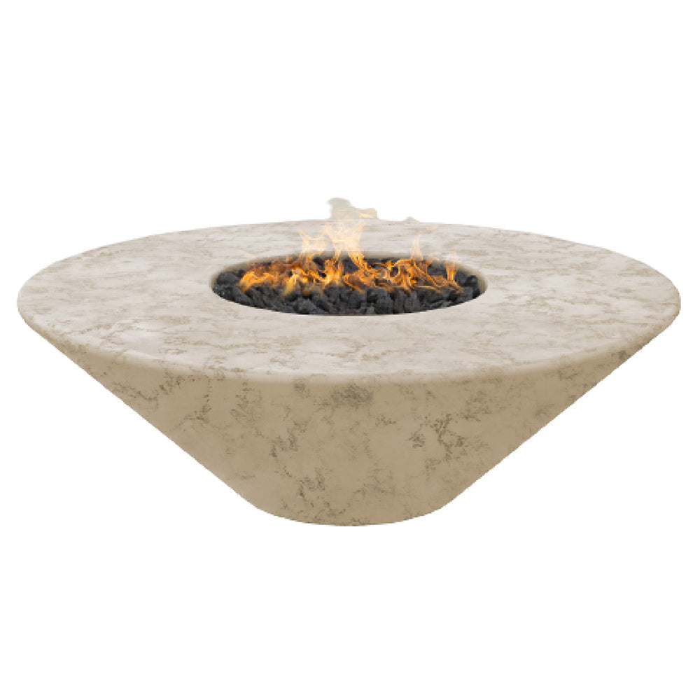 Fire by Design MGORFP4818 Round Oblique 48-Inch GFRC Fire Pit Table