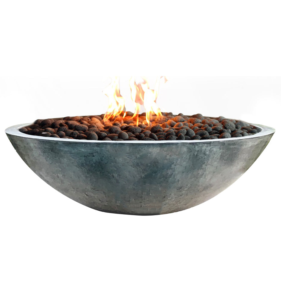Fire by Design MGZENRFB32 Round Zen 32-Inch GFRC Fire Bowl