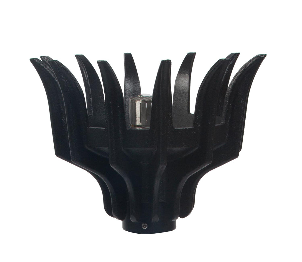 Fire by Design Malumai Gas Torch Head with Black Powder-Coated Pole
