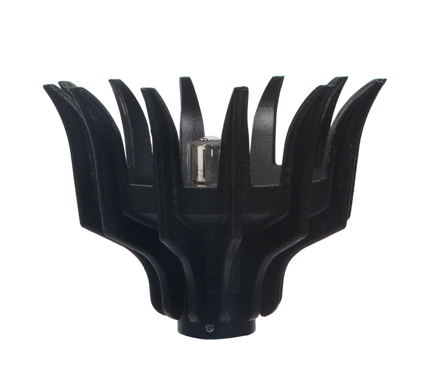 Fire by Design Malumai Gas Torch Head with Black Powder-Coated Pole