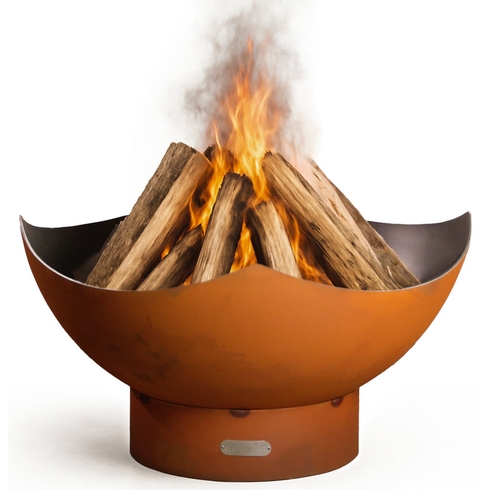 Fire Pit Art Manta Ray Wood Fire Pit