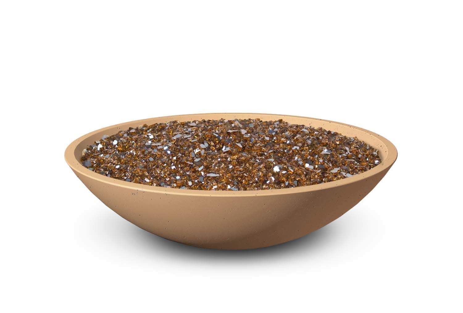 American Fyre Designs Marseille 40-Inch Round GFRC Gas Fire Bowl