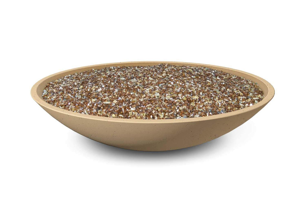 American Fyre Designs Marseille 48-Inch Round GFRC Gas Fire Bowl