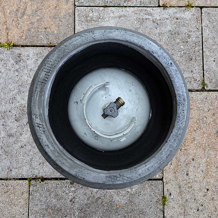 Prism Hardscapes Mod Concrete Propane Enclosure, 20-Inch