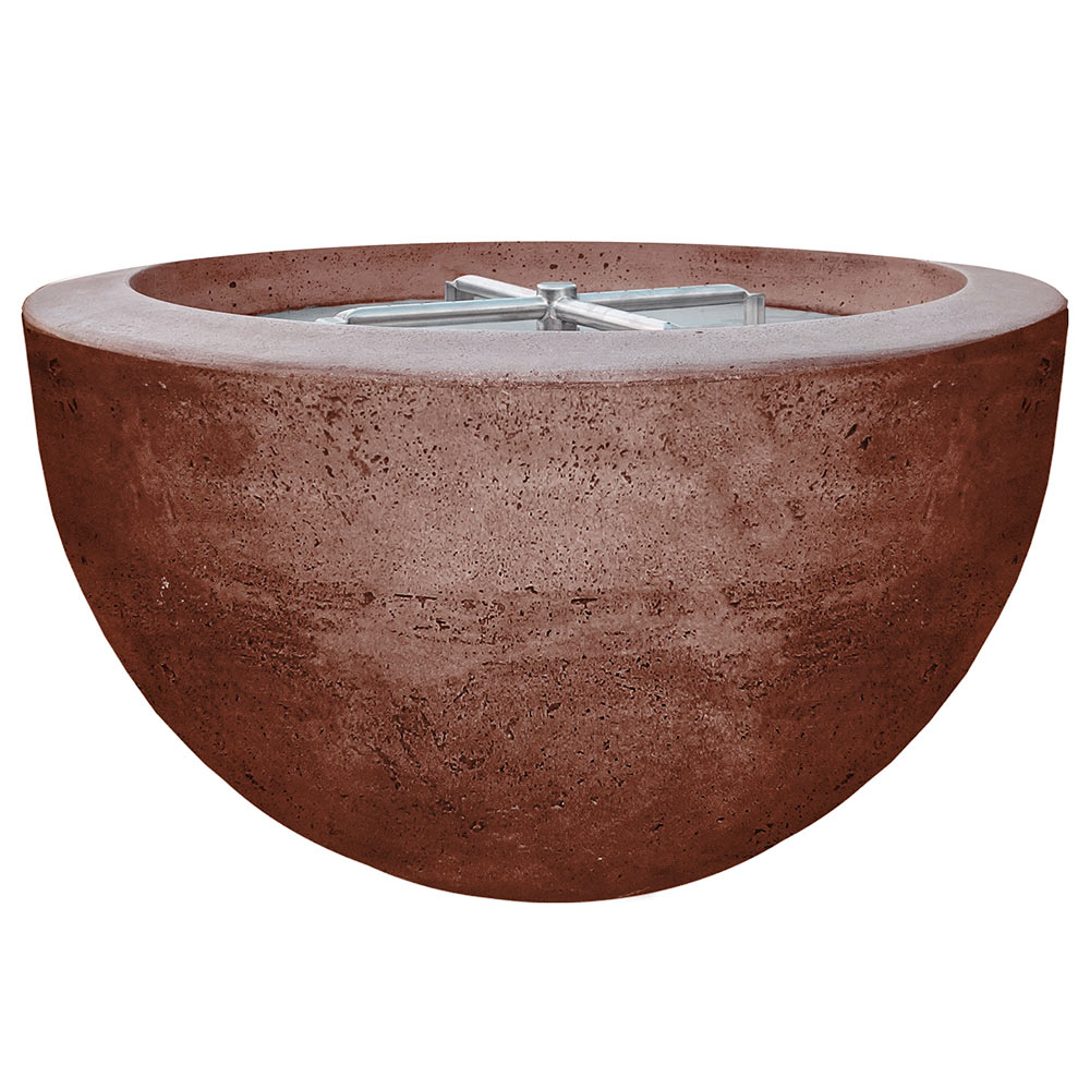 Prism Hardscapes Moderno 3 Concrete Gas Fire Pit, 30-Inch