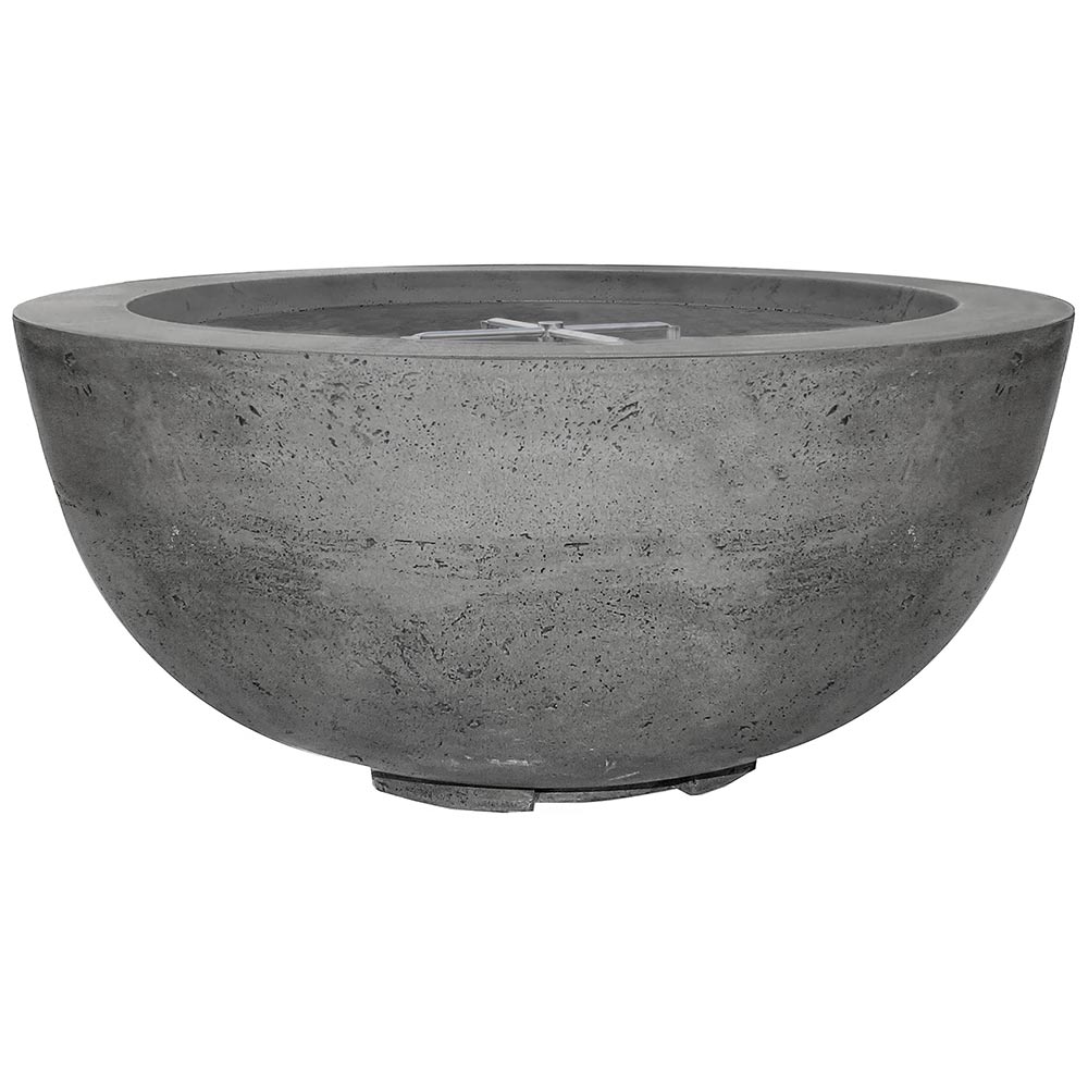 Prism Hardscapes PH-455 Moderno 8 Concrete Gas Fire Pit, 39-Inch