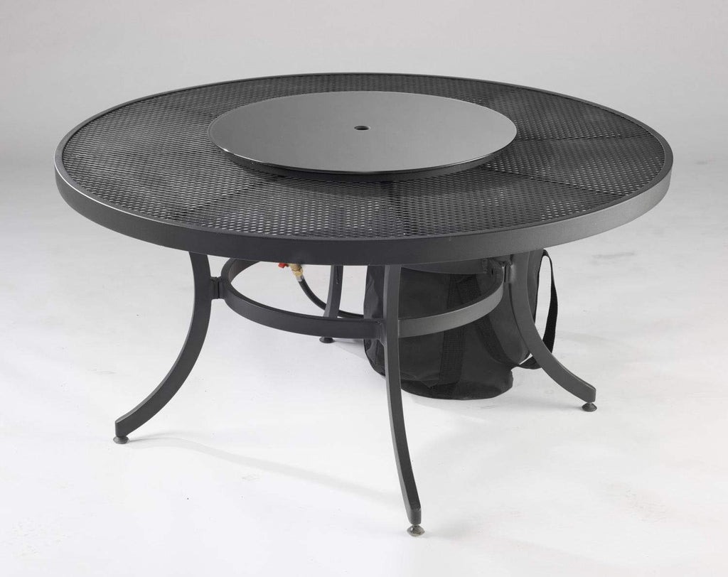 The Outdoor GreatRoom Company Glass Burner Cover for CF-20 Burner, Black, 21x21-Inches