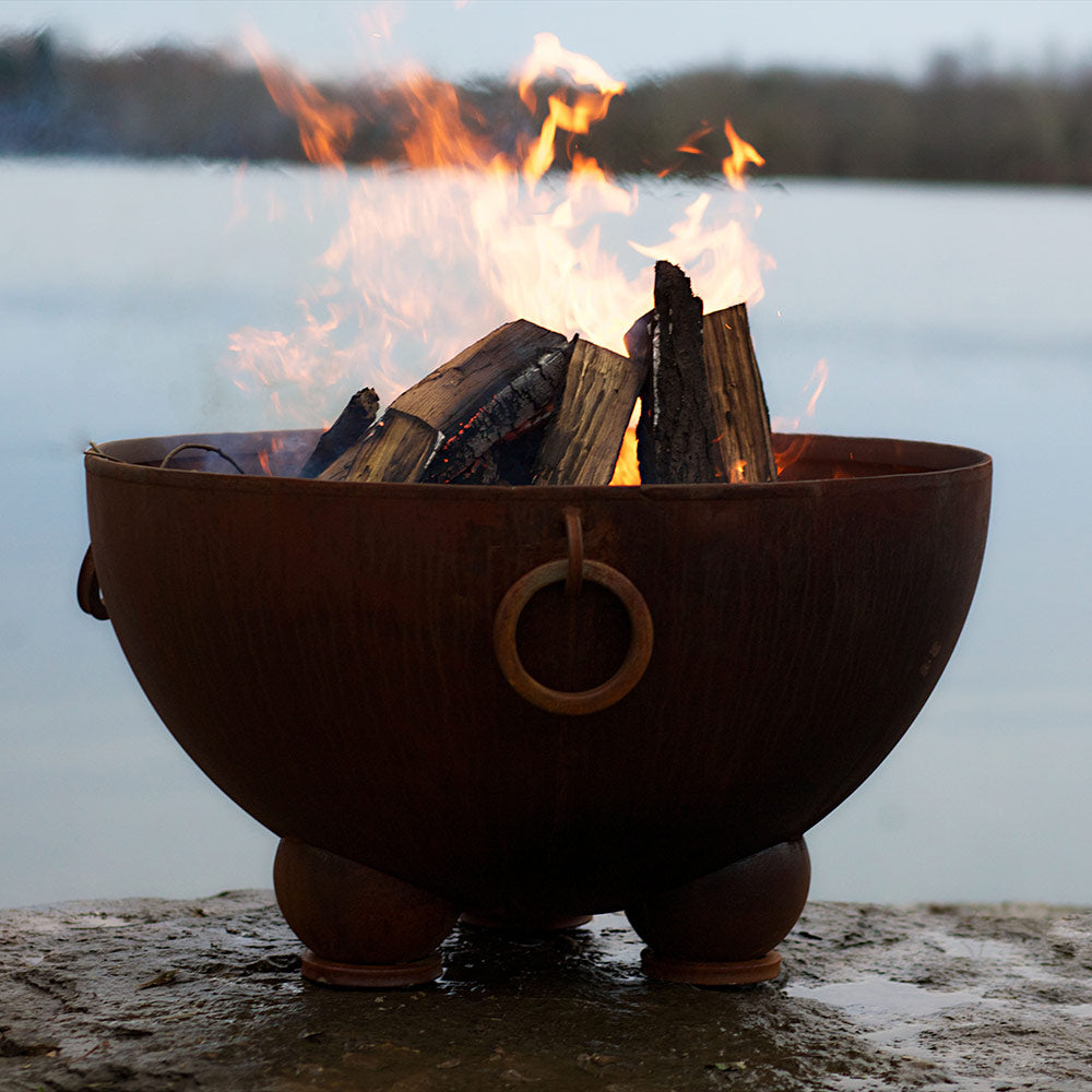 Fire Pit Art Nepal Wood Fire Pit