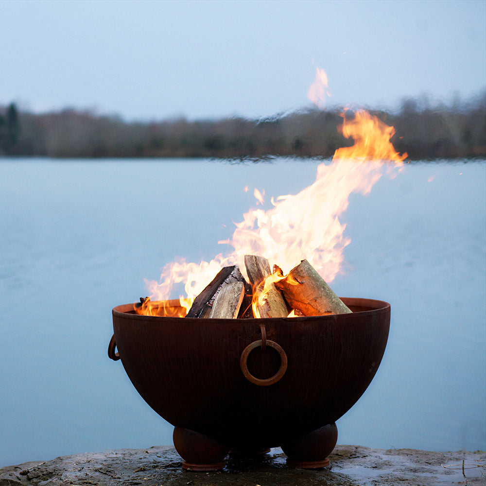Fire Pit Art Nepal Wood Fire Pit
