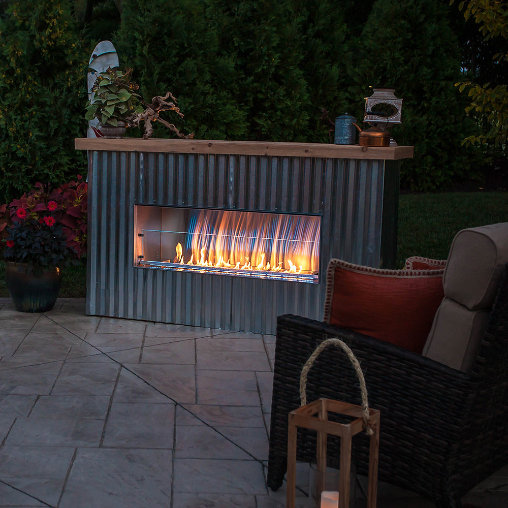 Firegear Kalea Bay Linear Outdoor Fireplace, 72-Inch – Firepits Direct