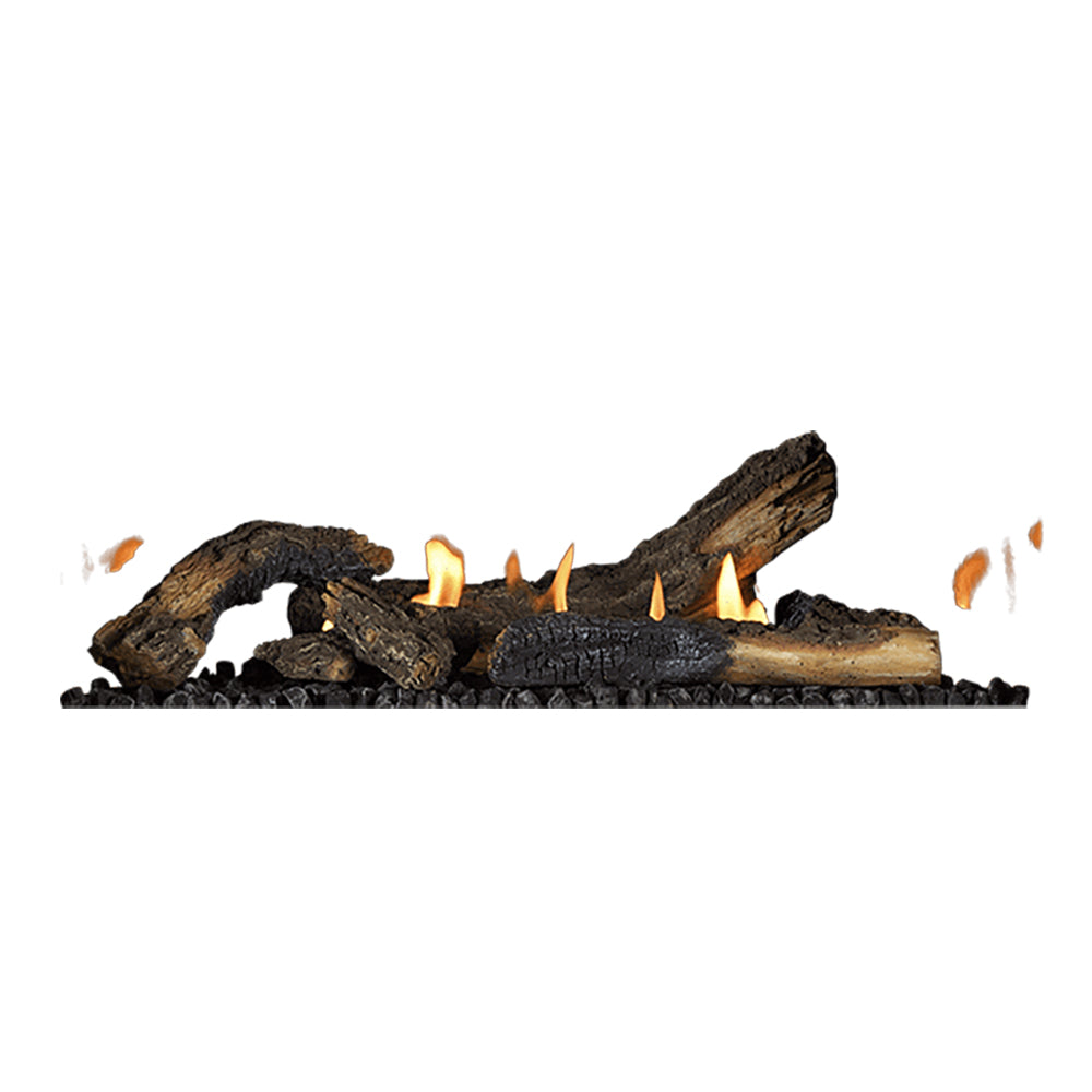 Napoleon Oak Log Kit for Ascent Linear Premium Series 42-Inch Direct Vent Gas Fireplace