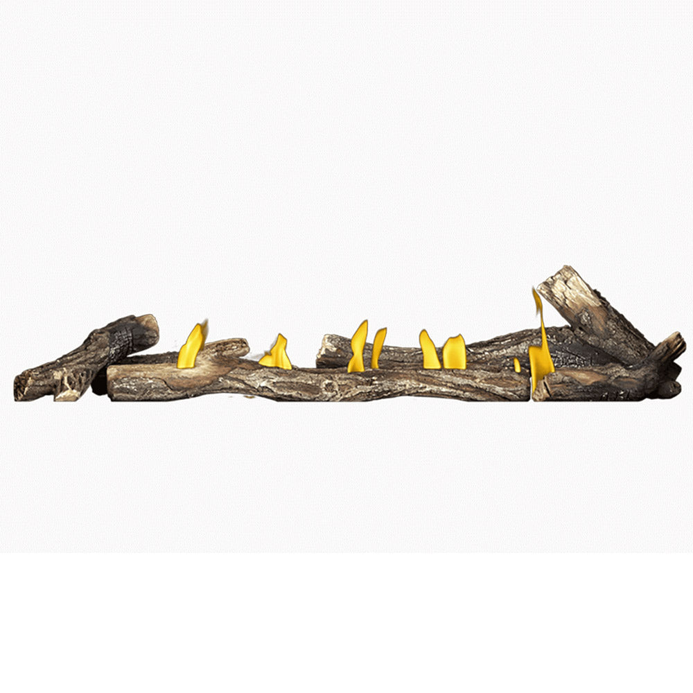 Napoleon Oak High Definition Log Kit for Tall Linear Vector Series 50-Inch Direct Vent Gas Fireplace