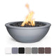 TOP Fires by The Outdoor Plus Sedona 27-Inch Round Powder Coated Steel Gas Fire Bowl