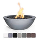 TOP Fires by The Outdoor Plus Sedona 27-Inch Round Powder Coated Steel Gas Fire and Water Bowl