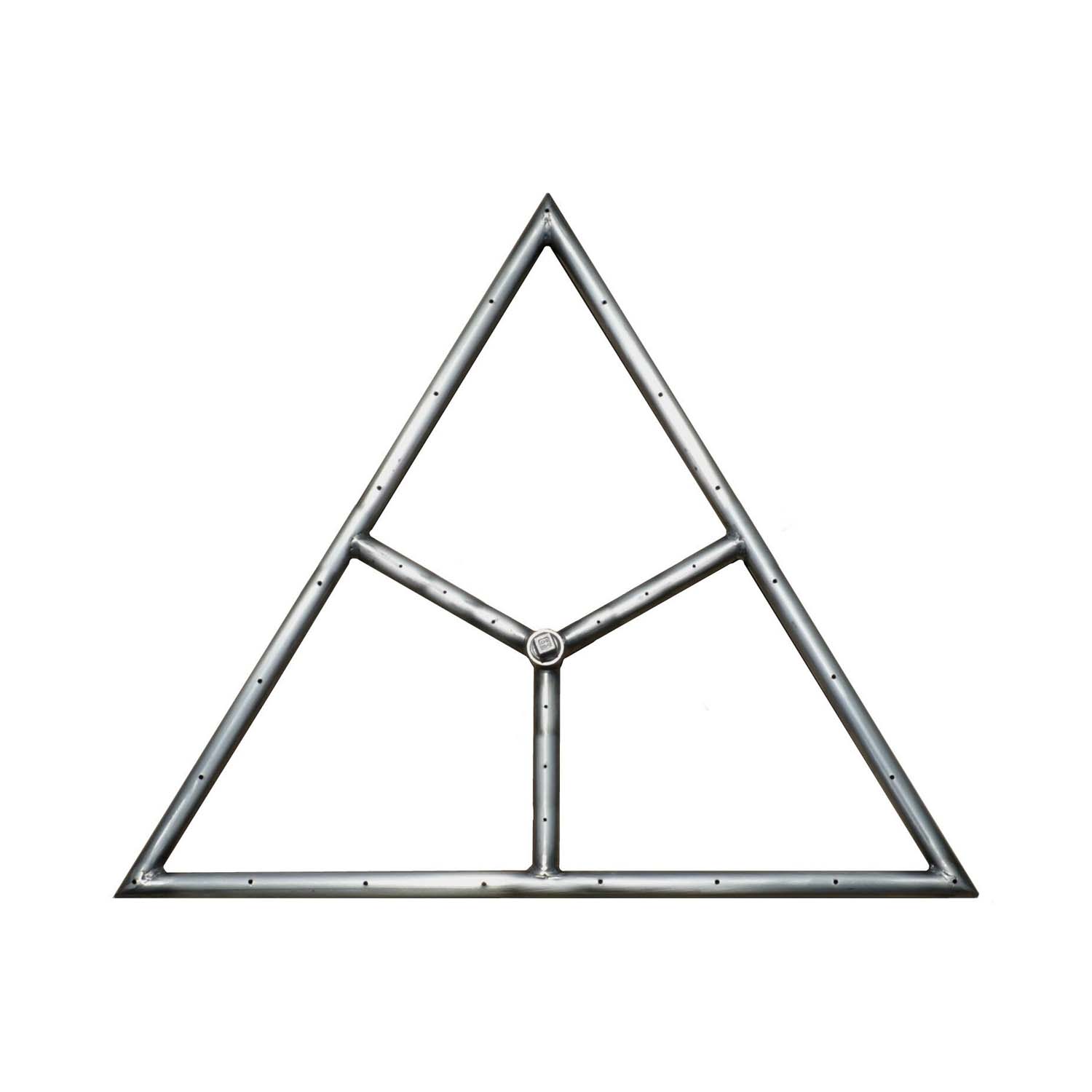 The Outdoor Plus OPT-300x-TRI Stainless Steel Triangle Gas Fire Pit ...