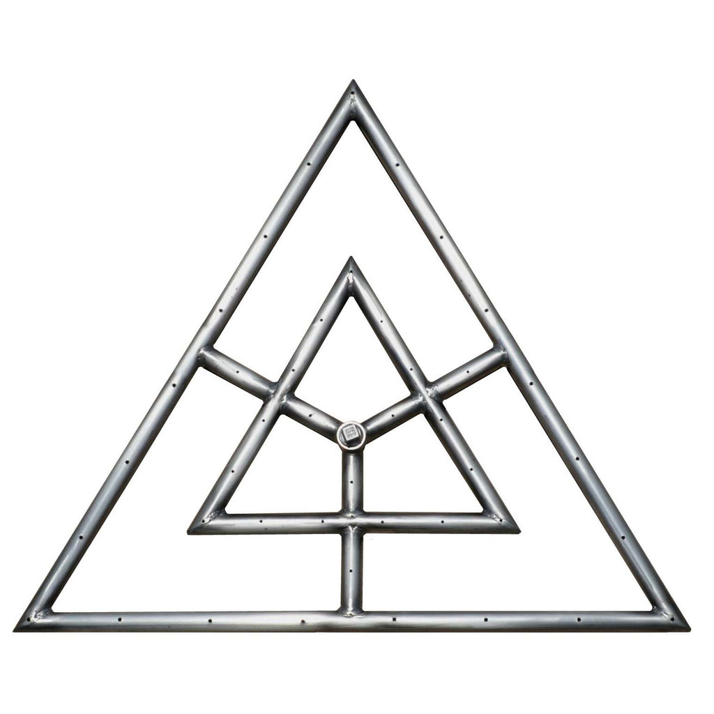 The Outdoor Plus OPT-300x-TRI Stainless Steel Triangle Gas Fire Pit Burner