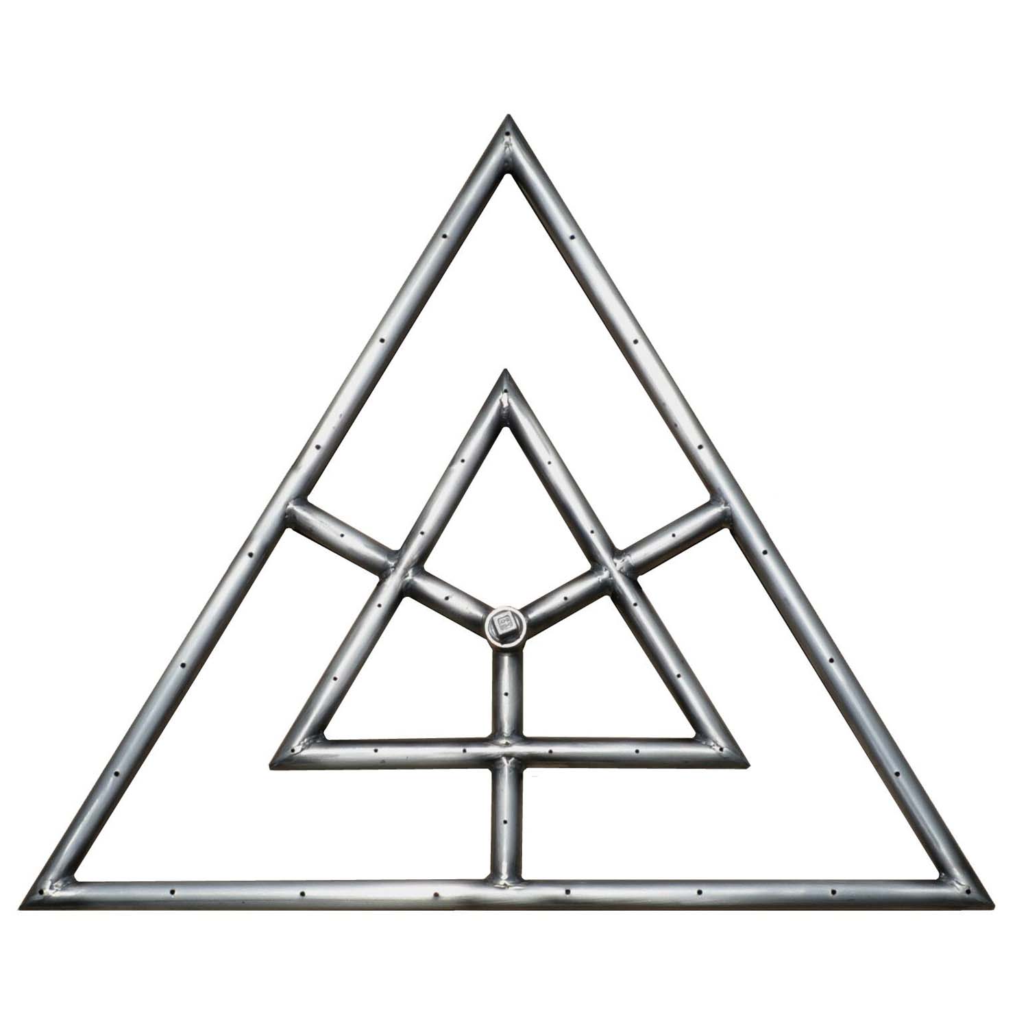 The Outdoor Plus OPT-300x-TRI Stainless Steel Triangle Gas Fire Pit Burner