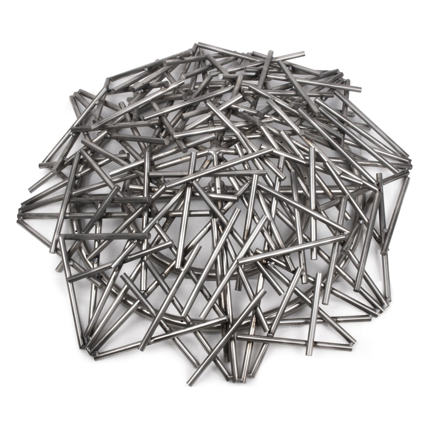 Stainless steel bird's nest burner, metal rod grid